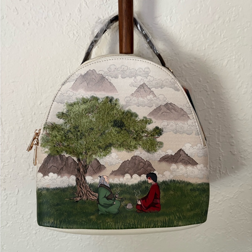 Avatar Cream Backpack with Scenic Design - Picture 3 of 4